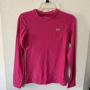 Under Armour Women's Vibrant Pink Long Sleeve Tee